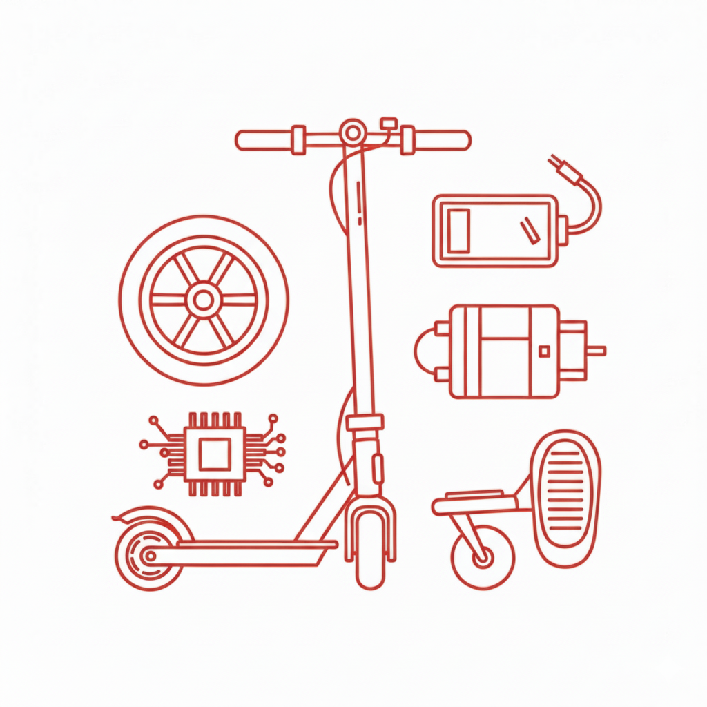 Spare parts Electric Scooter