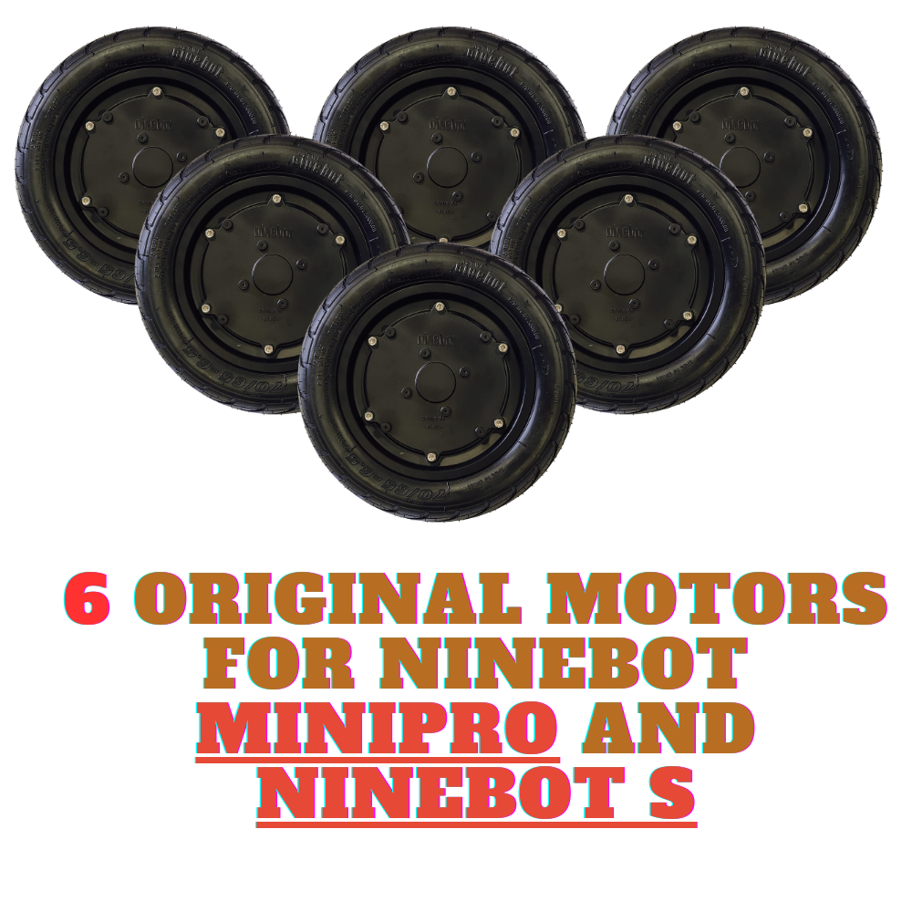 6 Moteur et pneu de remplacement pour Segway miniPRO, Segway miniLITE et Ninebot S