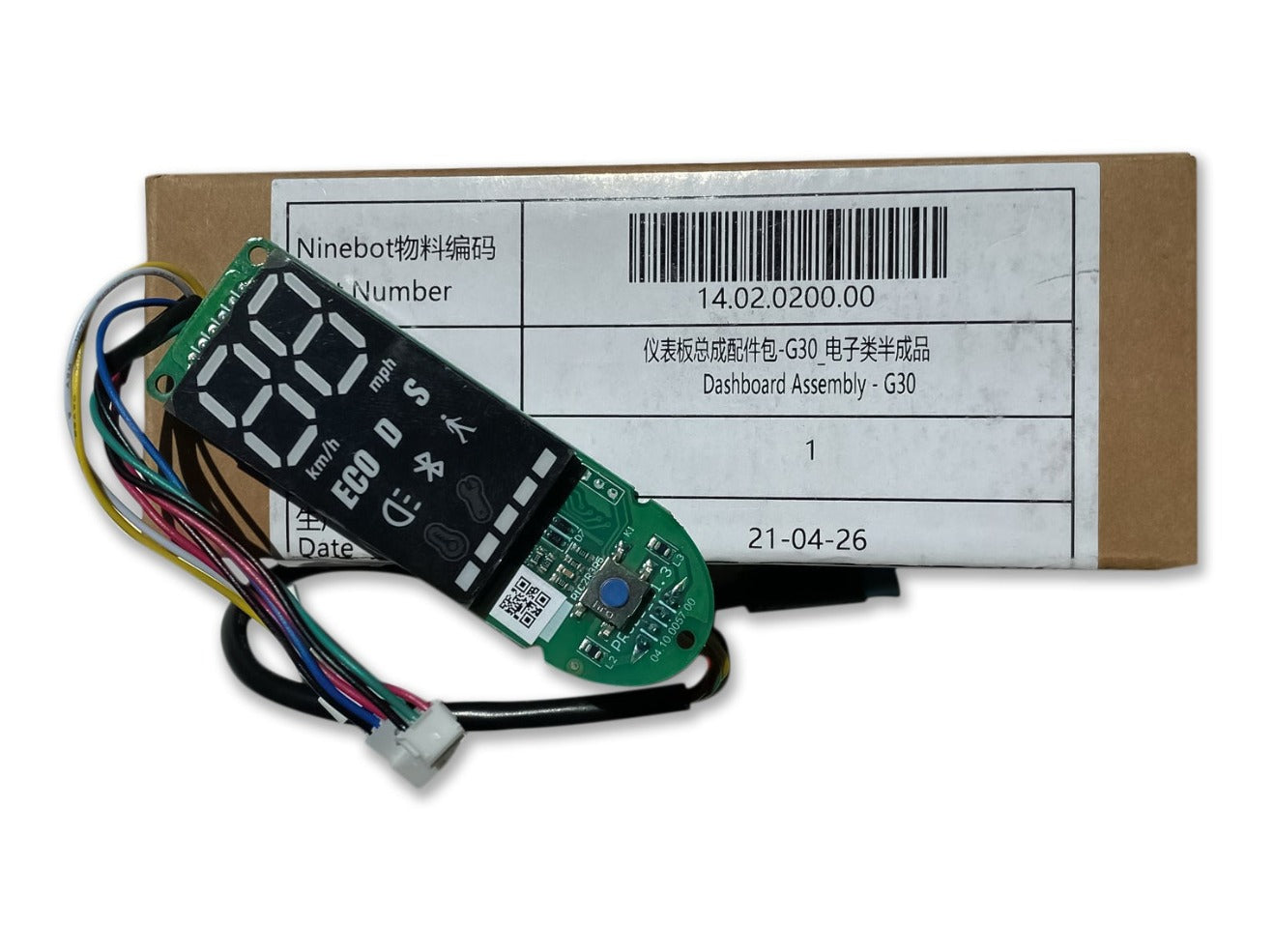 Original LED Dashboard for Ninebot Kickscooter MAX G30