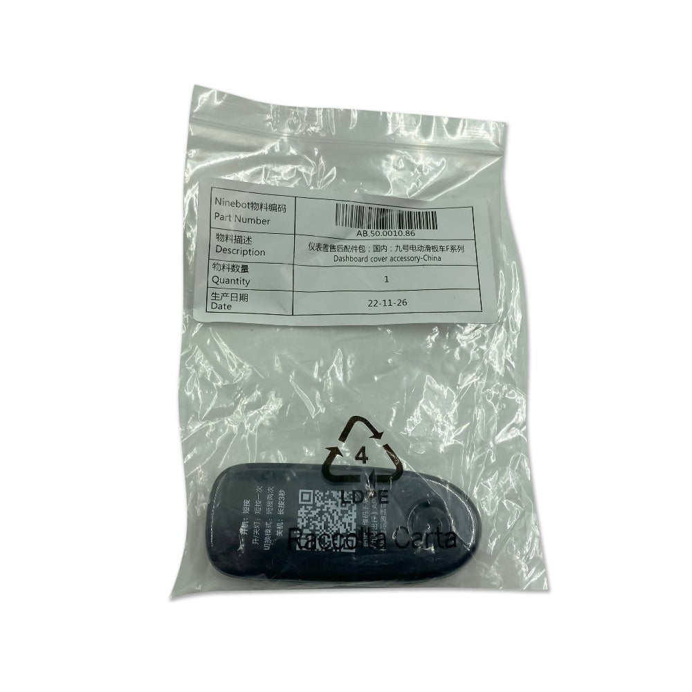 Dashboard cover for Ninebot Electric Kickscooter Model F