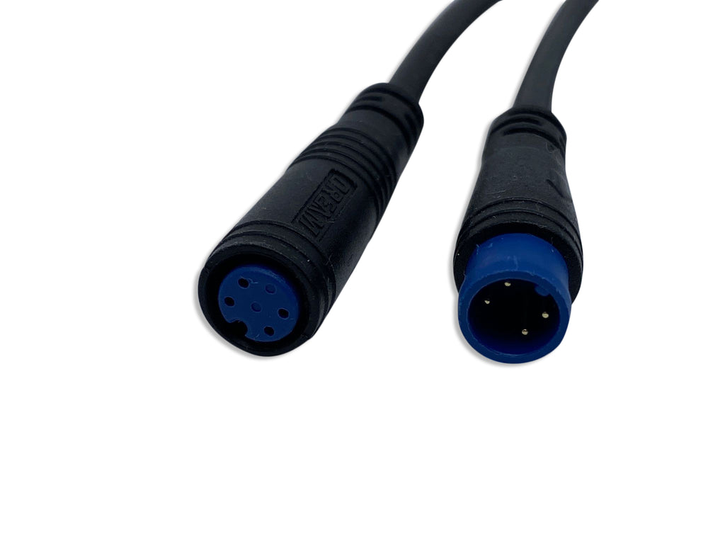 M9 Small PVC 4 Pin IP65 Mini Male and Female Waterproof Cable Connector Plug for Xiaomi Kick Scooters