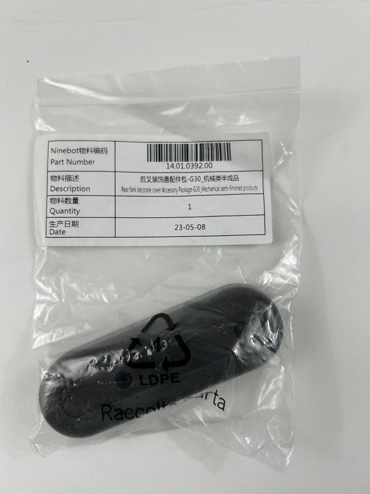 Rear fork decorative cover for Segway G30