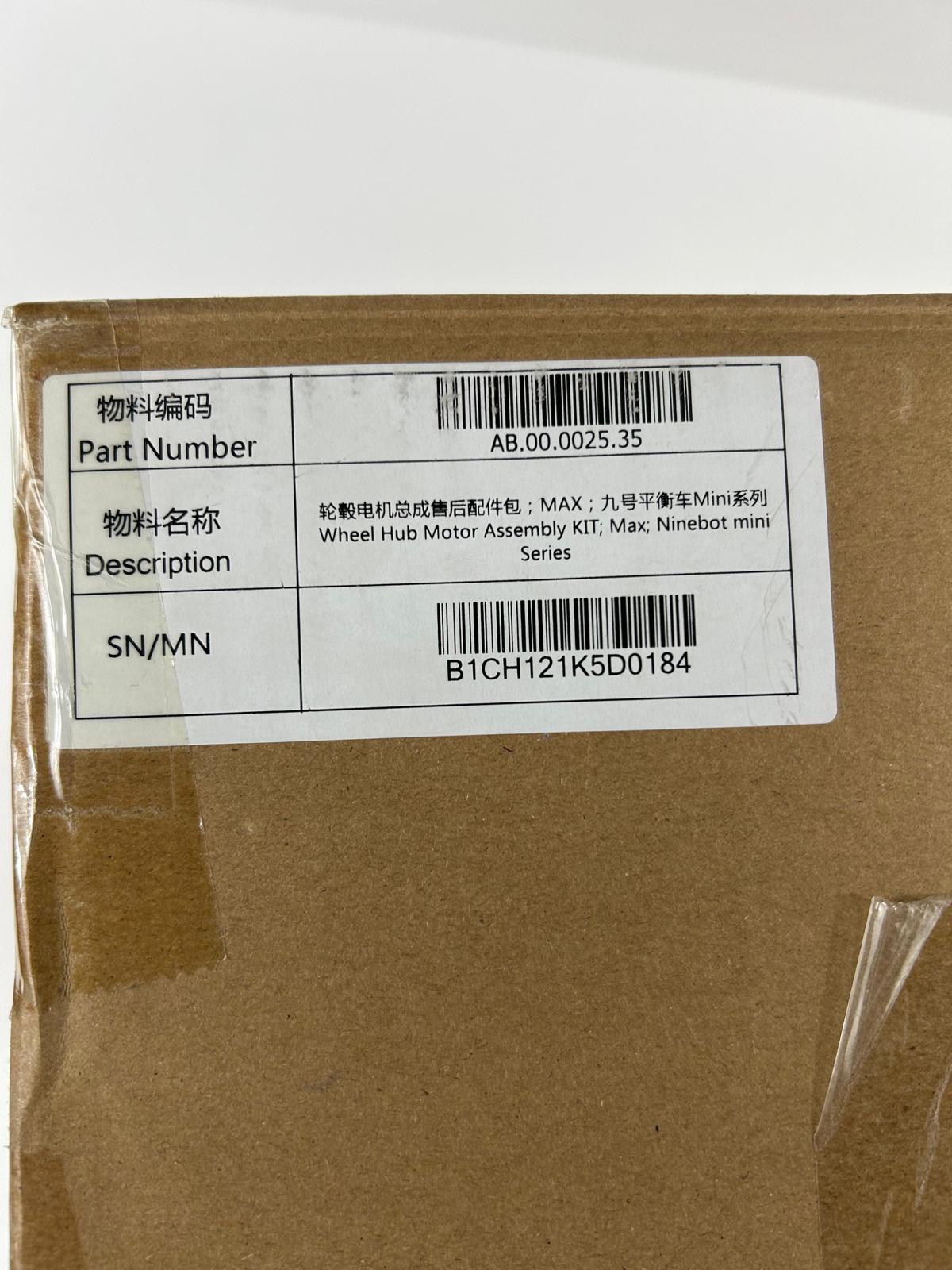 Original Ninebot S Max Motor with Comform Tire and GoKart