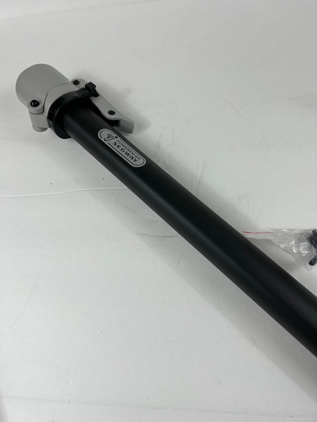 Folding the vertical assembly accessories package for Ninebot G30LP