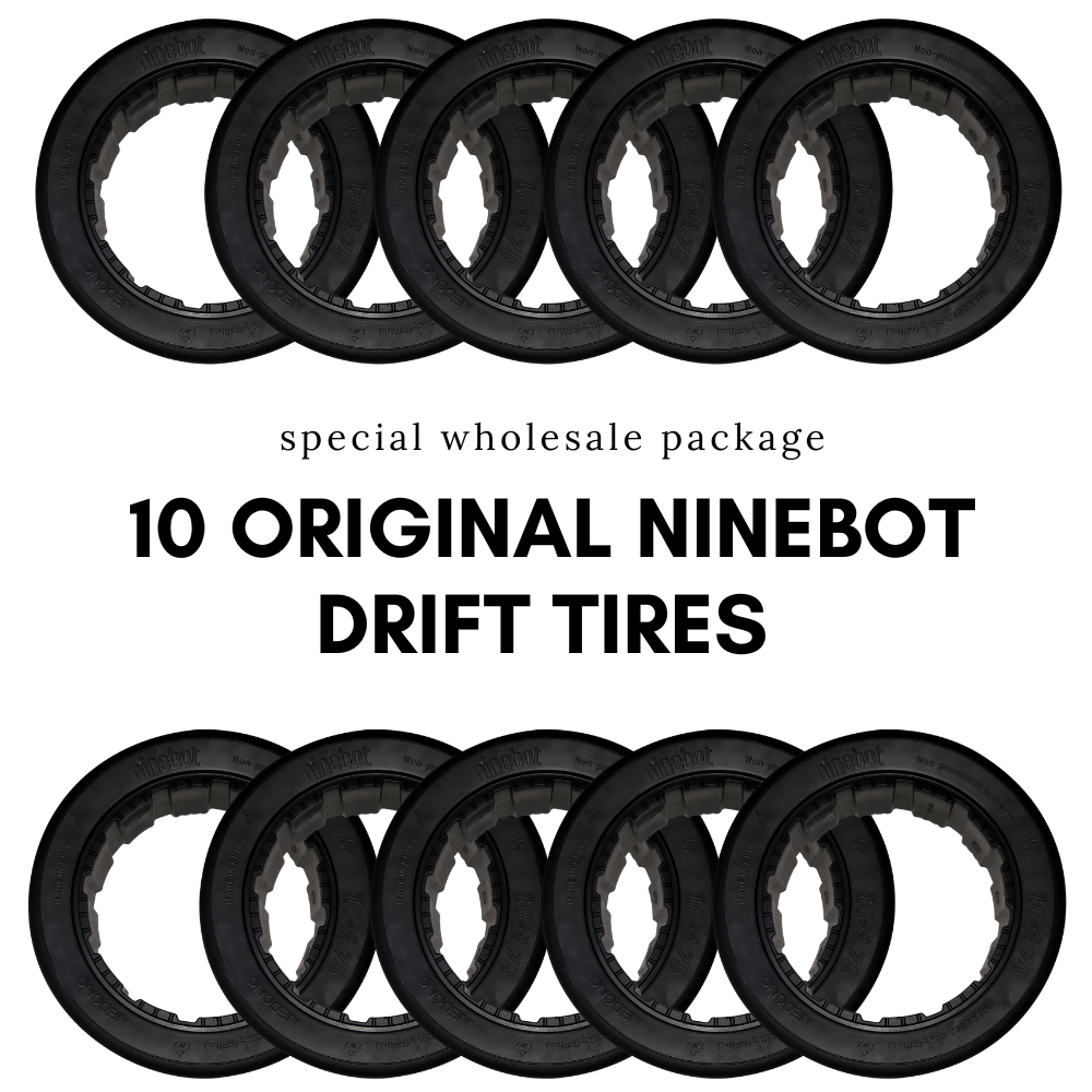 10 pneus à dérive arrière pour Ninebot S Max et Gokart - Forfait vente en gros