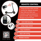 Kick Scooter - Remote Control (ON/OFF) For Segway Max G30, G30P, G30L, F40, F30 And F25 Kick Scooter