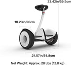 Segway Ninebot S Self-Balancing Electric Scooter With LED Light, Powerful And Portable, Compatible With Gokart Kit (Black)